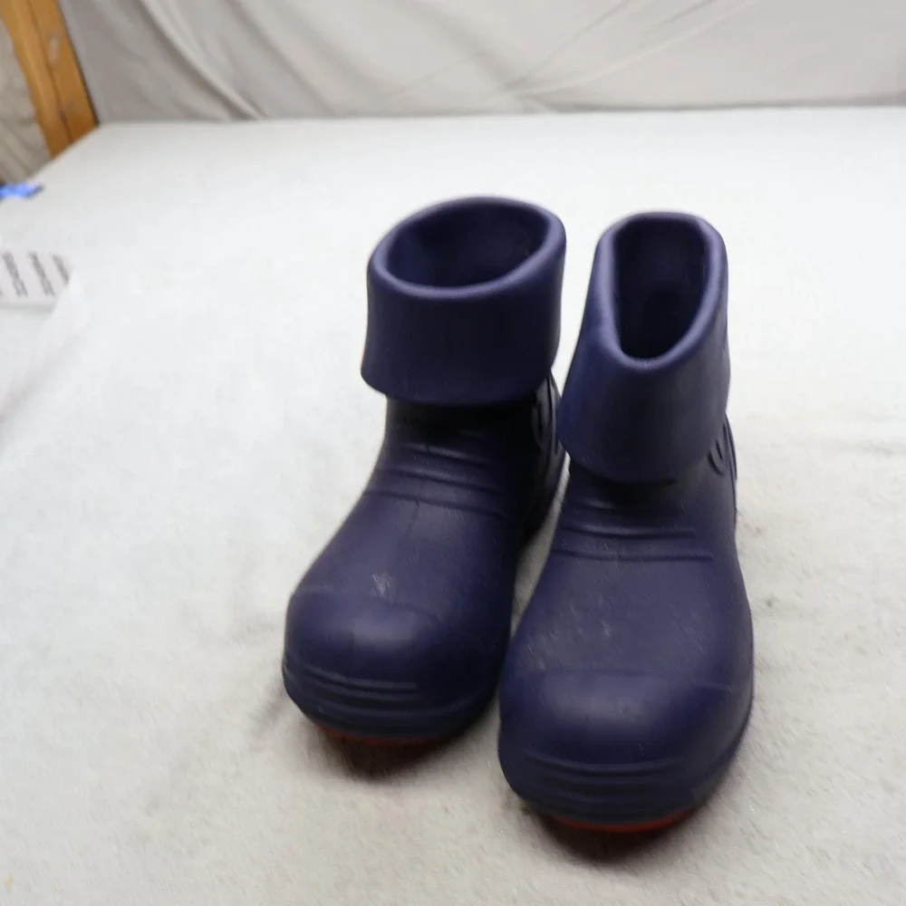 Tingley Profile Unisex M7 W9 Rain Boots Blue Waterproof Pull On Slip Resistant